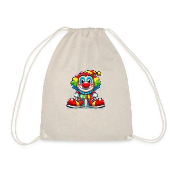 Dessin animé de clown - Sac de sport léger - nature - Devant