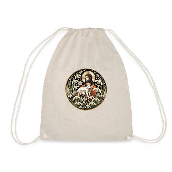 Jésus-Christ est mon Sauveur - Sac de sport léger - nature - Devant