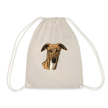 Galgo Espanol - Portrait - Mari - Turnbeutel - Natur - Vorne