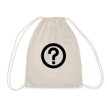 Point d'interrogation,Phrase interrogative - Sac de sport léger - nature - Devant