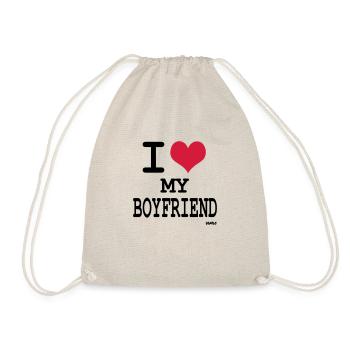 j'aime mon ami par wam - Sac de sport léger - nature - Devant