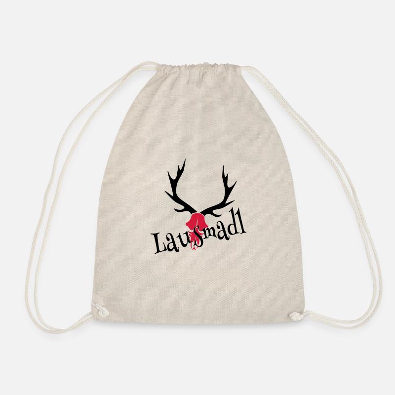 lausmadl hirsch - Turnbeutel - Natur
