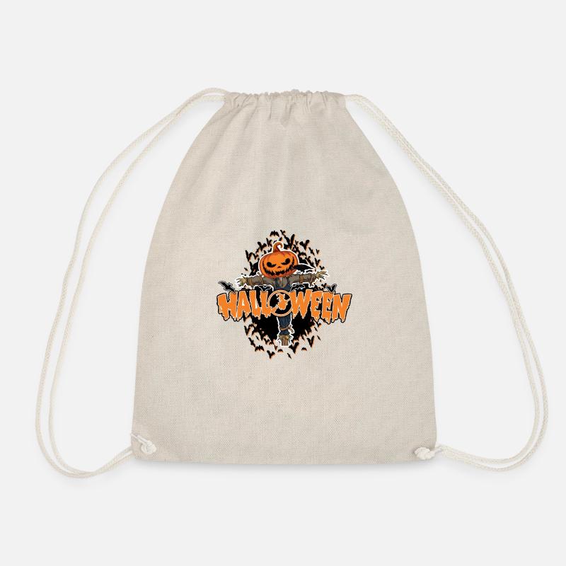 HalloweenV3 - Drawstring Bag - nature