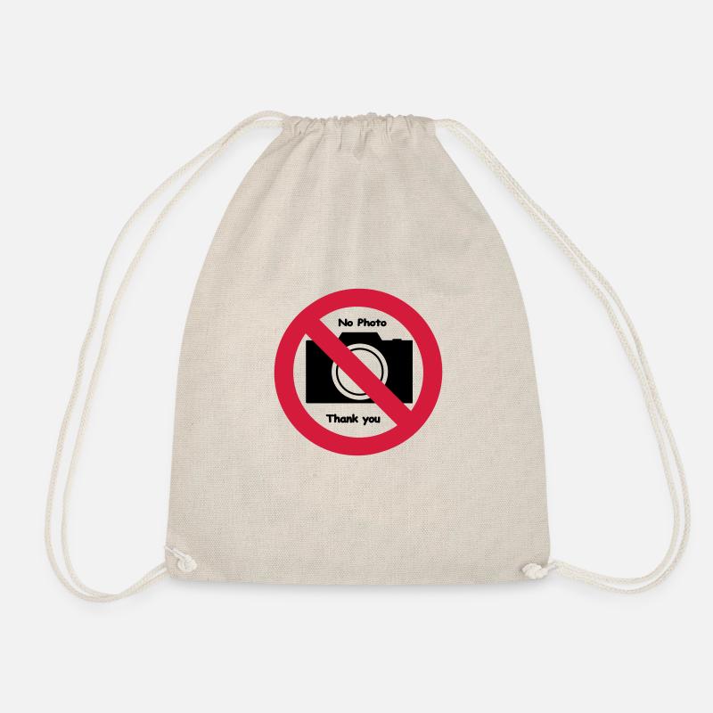 nophoto - Drawstring Bag - nature