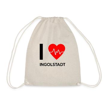 J'aime Ingolstadt - I Love Ingolstadt - Sac de sport léger - nature - Devant