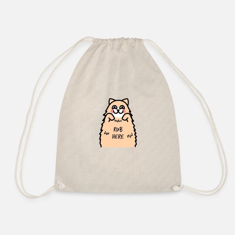 Chat drôle de conception - Sac de sport léger - nature