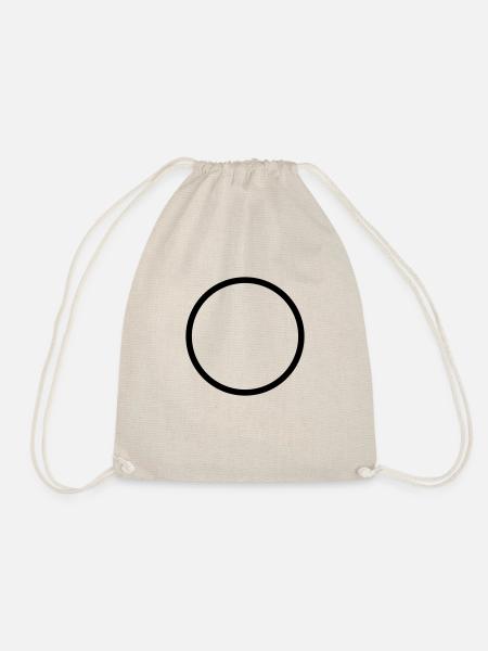 kreis Outline - Turnbeutel - Natur