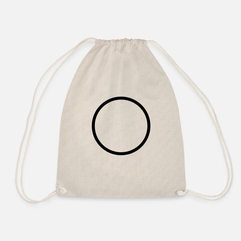 kreis Outline - Turnbeutel - Natur