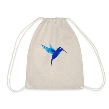 HUMMINGBIRD T SHIRT - Drawstring Bag - nature - Front