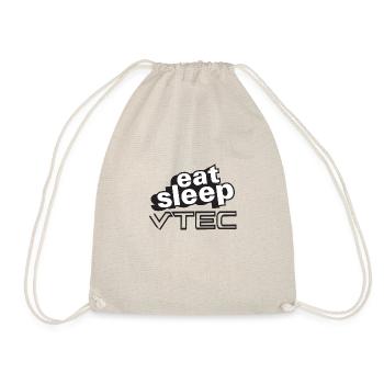 Eat Sleep VTec Design - Drawstring Bag - nature - Front