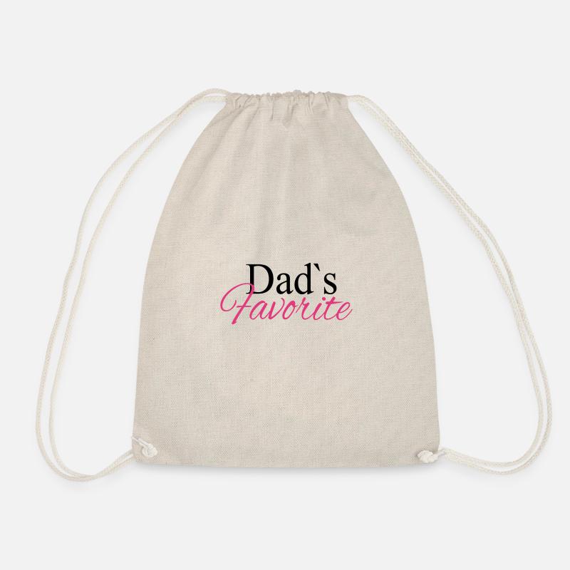 Dad`s Favorite - Drawstring Bag - nature