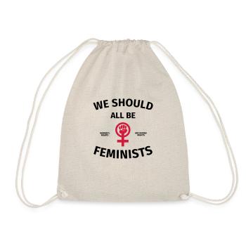 Féminisme féministe - Sac de sport léger - nature - Devant