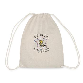 Je peux pas tour Jaune - Sac de sport léger - nature - Devant