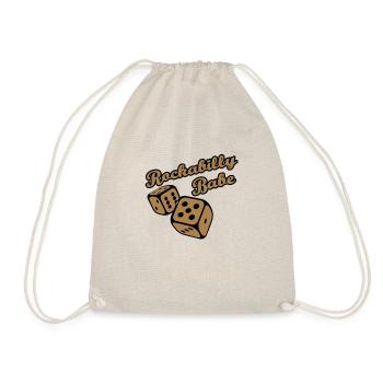 Rockabilly Babe - Drawstring Bag - nature - Front