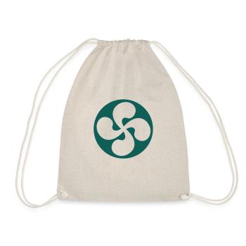 Basque cross extruded - Drawstring Bag - nature - Front