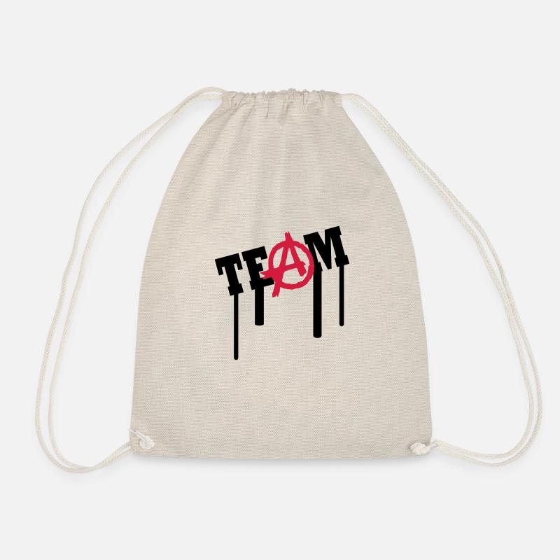 a team graffiti - Turnbeutel - Natur