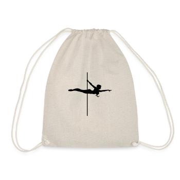 Pole dancing: Superman - Drawstring Bag - nature - Front