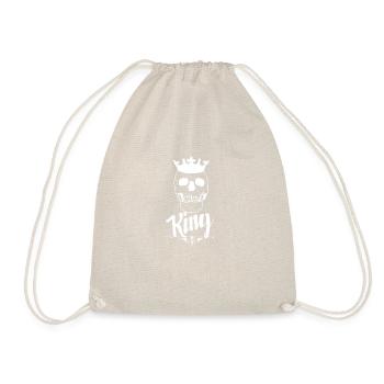 King white - Drawstring Bag - nature - Front