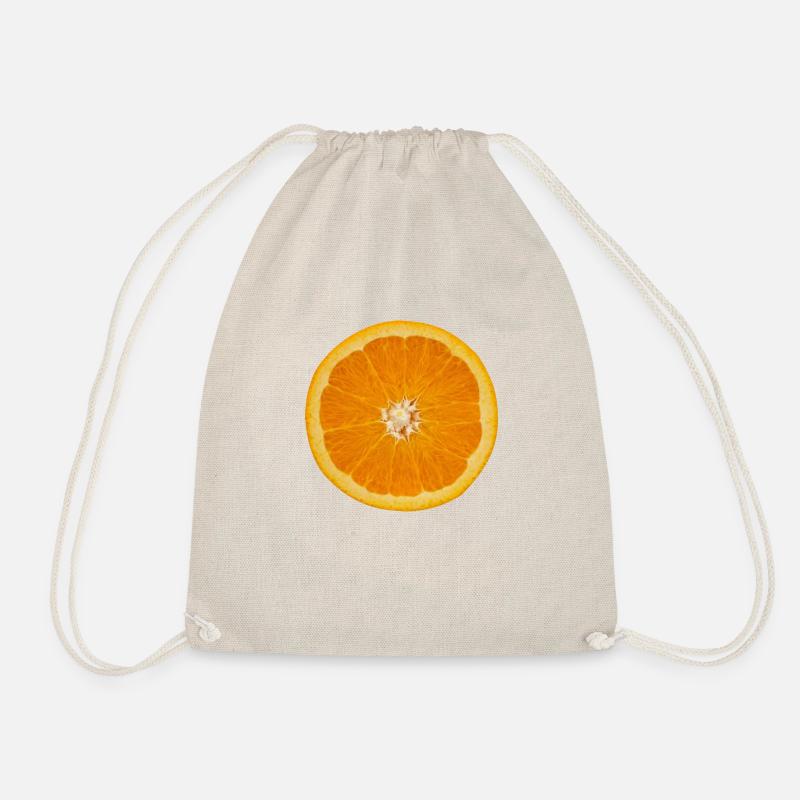 Saftige Orange - Turnbeutel - Natur