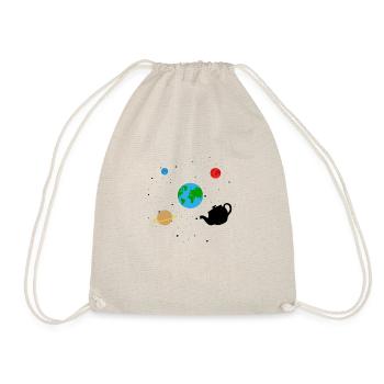 Russell's Teapot Atheism No God T-Shirt - Drawstring Bag - nature - Front