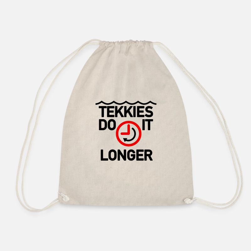 Tekkies do it longer - Turnbeutel - Natur
