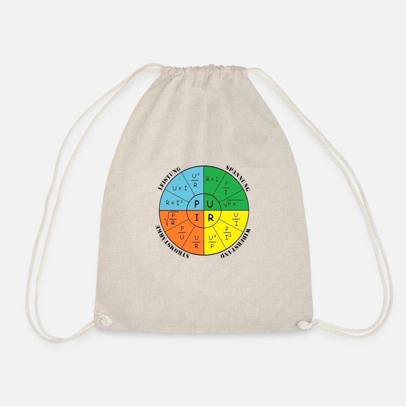 Elektro Formel - Drawstring Bag - nature