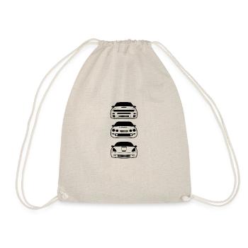 JDM Car Eyes Celicas | T-shirts JDM - Drawstring Bag - nature - Front