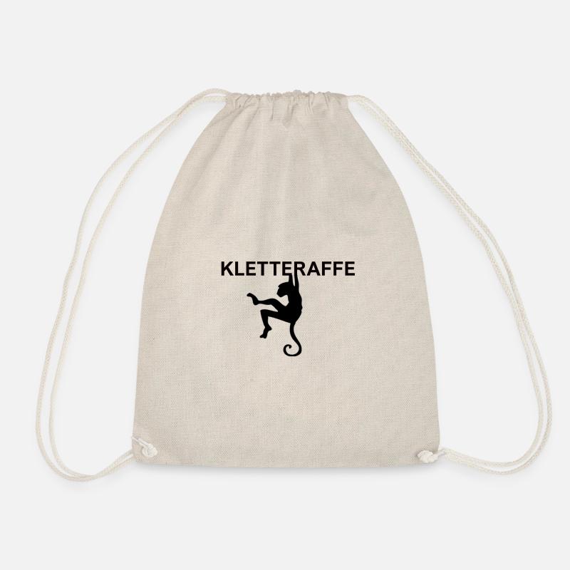 Kletteraffe - Turnbeutel - Natur