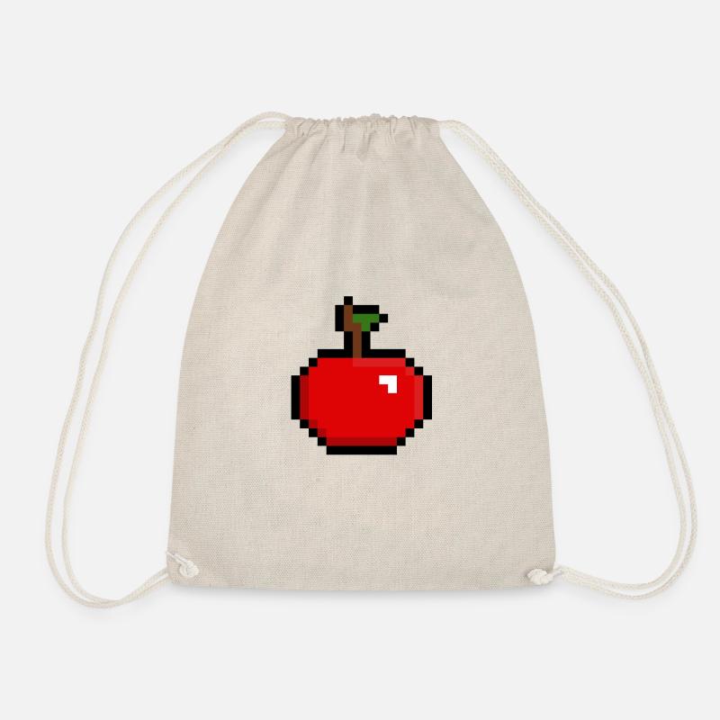Pixel Apfel - Turnbeutel - Natur