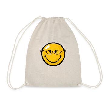 Smiley Intelligent - Turnbeutel - Natur - Vorne