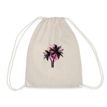 palm pink - Turnbeutel - Natur - Vorne