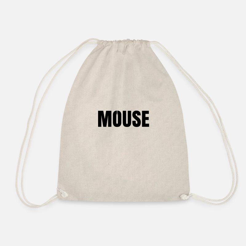 Maus - Turnbeutel - Natur