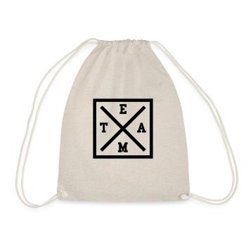 TEAM x LOGO - Turnbeutel - Natur - Vorne