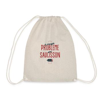Saucisson apéro - Sac de sport léger - nature - Devant