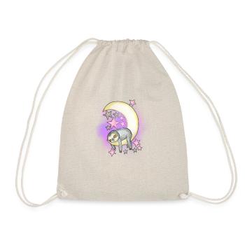 Sloth - Drawstring Bag - nature - Front