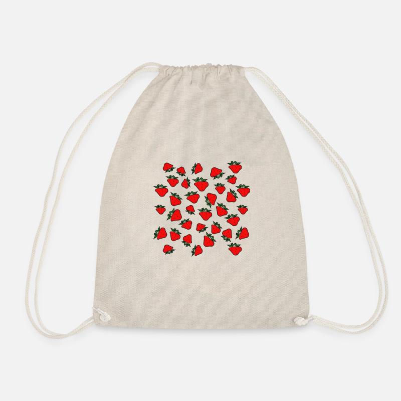 Erdbeeren, Erdbeeren. - Turnbeutel - Natur