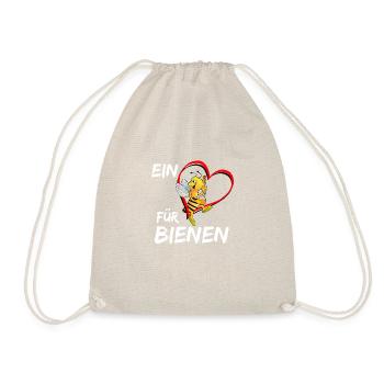 Un cœur pour les abeilles - Sac de sport léger - nature - Devant