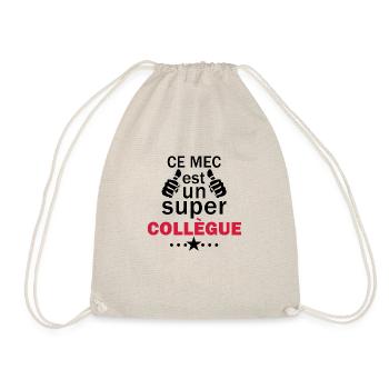 ce mec est un super collègue - Sac de sport léger - nature - Devant