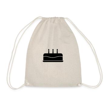 Kuchen - Turnbeutel - Natur - Vorne