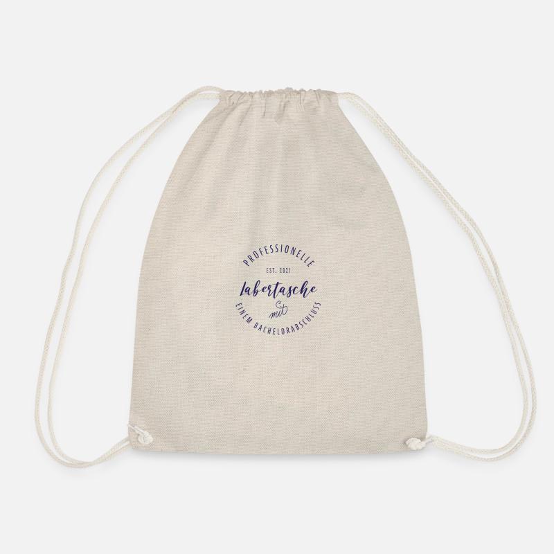 Professionelle Labertasche mit Bachelorabschluss - Turnbeutel - Natur