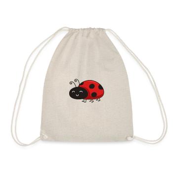Cute ladybug insect - Drawstring Bag - nature - Front