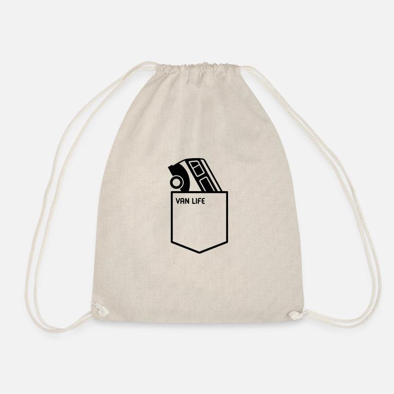 Van Life Tasche - Turnbeutel - Natur