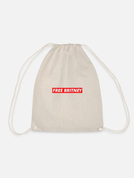 Free Britney - Turnbeutel - Natur