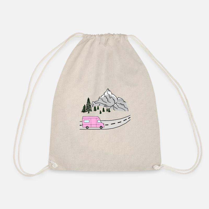 VAN LIFE VANLIFER NOMADS - Drawstring Bag - nature