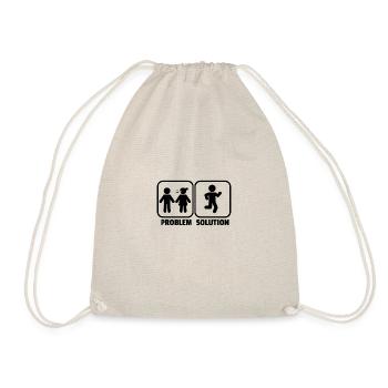 Solution de problème Course de jogging coureur idée cadeau - Sac de sport léger - nature - Devant