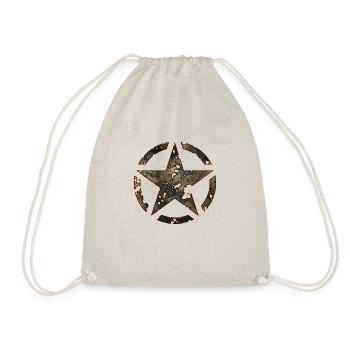 jeep united states army decal - Drawstring Bag - nature - Front