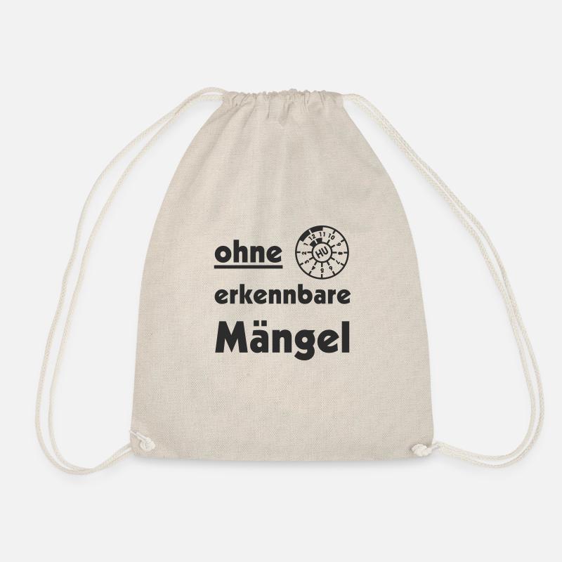 ohne erkennbare Mängel TÜV - Turnbeutel - Natur