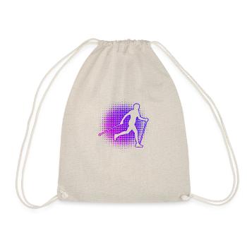Nordic Walker Walker Herren Walken Walking - Turnbeutel - Natur - Vorne