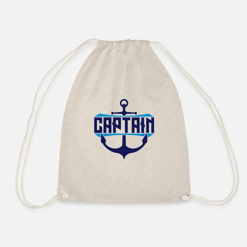 Captain Anker Text - Turnbeutel - Natur