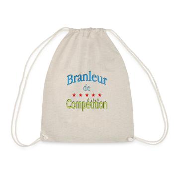 Branleur de compétition - Sac de sport léger - nature - Devant